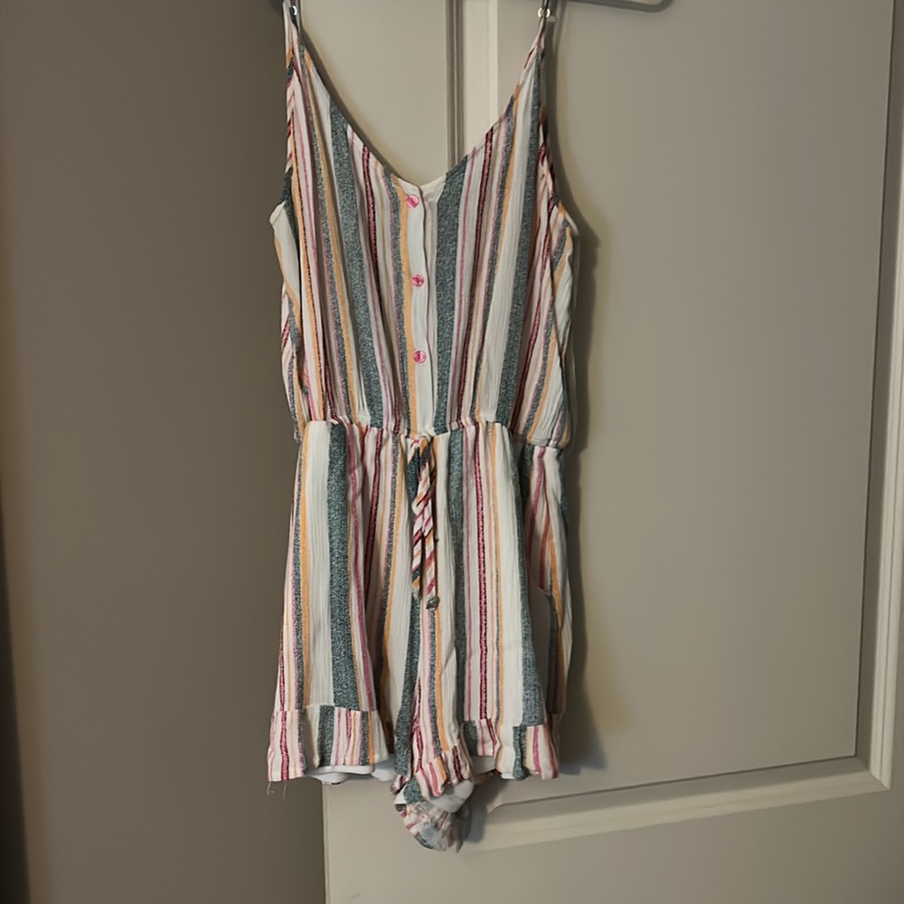 Stripped romper